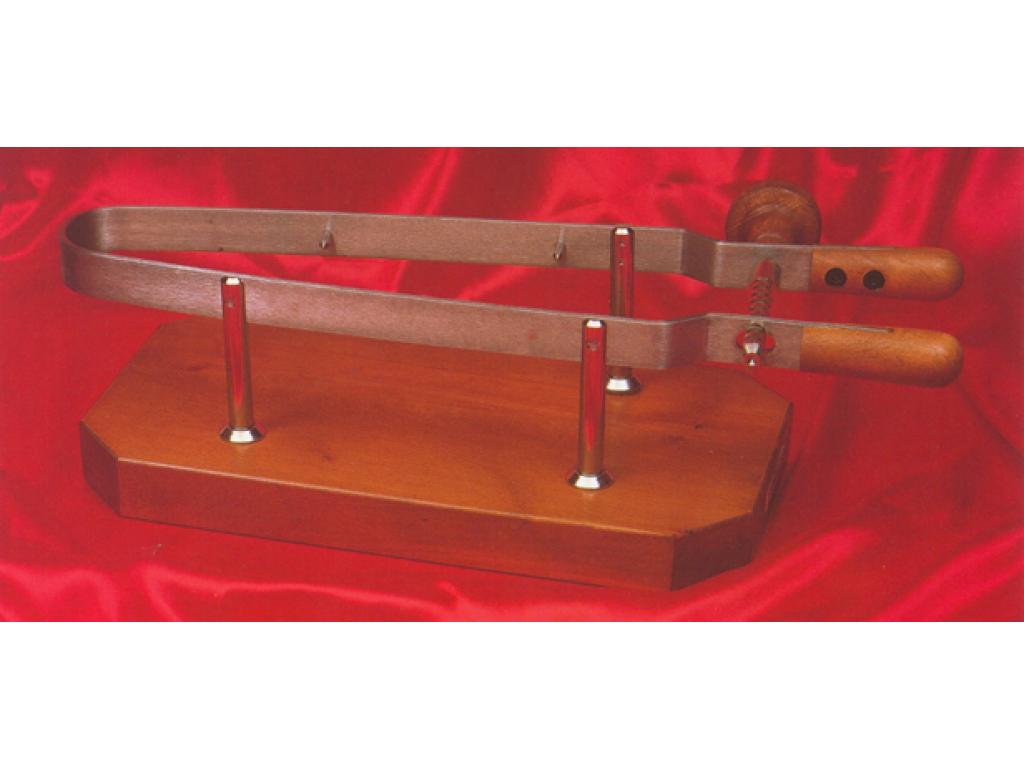 Morsa Per Prosciutto Berkel - Base In Legno Scuro Per Taglio Professionale - Foto 3